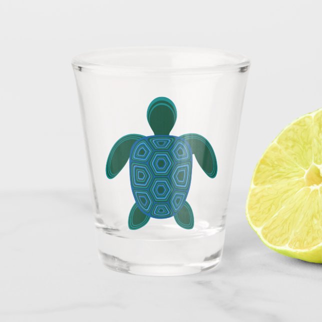 Copo De Shot Sea Turtle (Frente)