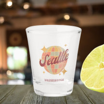 Seattle City Washington Retro Vintage