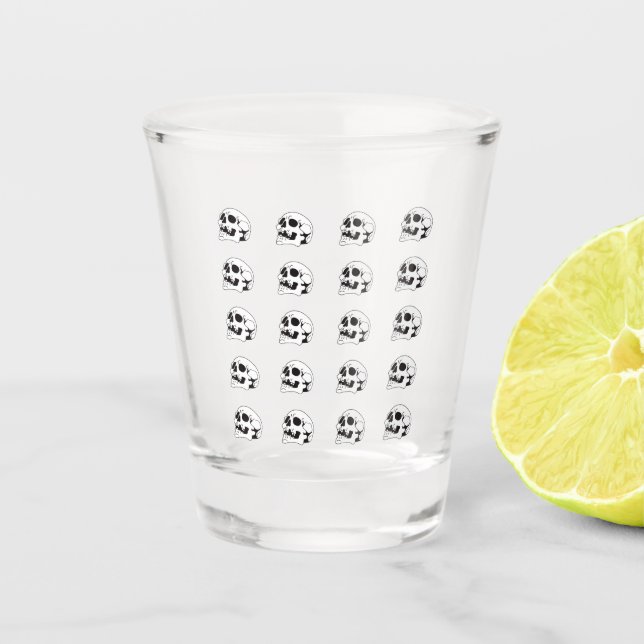 Copo De Shot Seco como Osso (Frente)