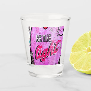 Copo De Shot Sejam As Palavras Motivacionais Positivas Claras