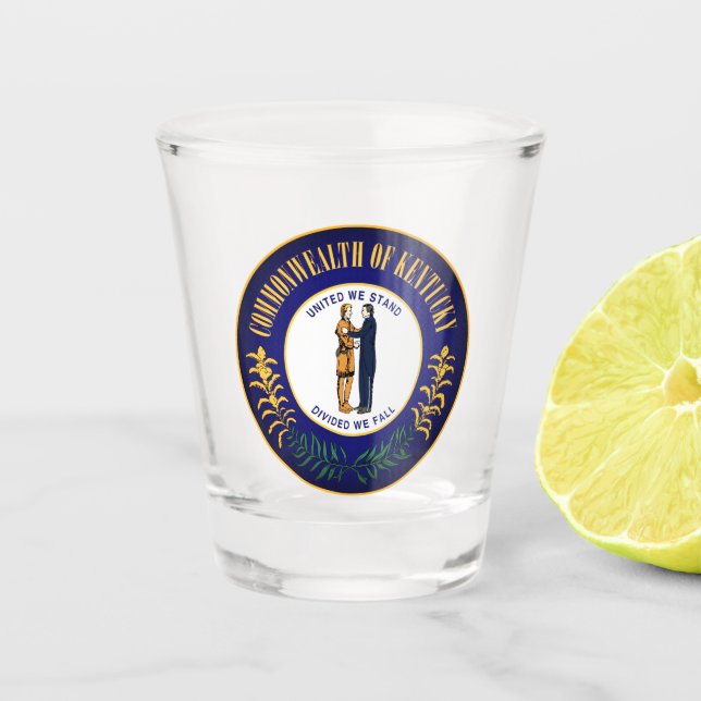 Copo De Shot Selo Estatal de Kentucky (Frente)