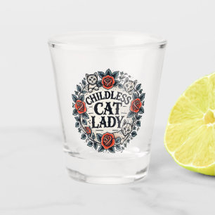 Copo De Shot Senhora de Gato Sem Fios