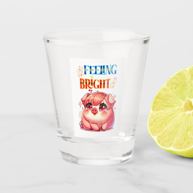 Copo De Shot Sensação de brilho (Frente)