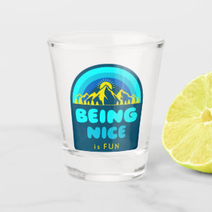 Copo De Shot Ser Simpático é Divertido