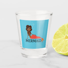 Copo De Shot Sereia Bonita (Linda Menina Negra)