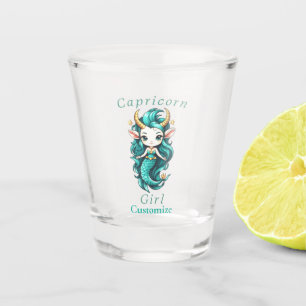 Copo De Shot Sereia da Menina de Capricórnio Thunder_Cove