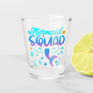 Copo De Shot Sereia Do Aniversário