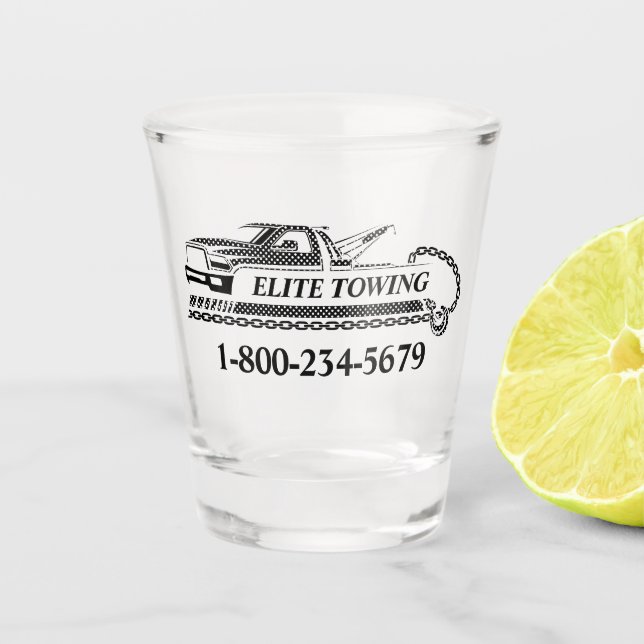Copo De Shot Serviço Personalizado de Guincho Profissional (Frente)