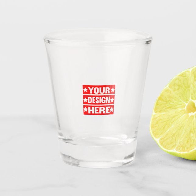 Copo De Shot Seu Design aqui personalizado (Frente)