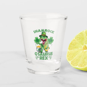 Copo De Shot Shamrock O'saurus Rex   Rua. Dia de Patrick