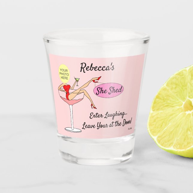 Copo De Shot She Shed Shot Glass (Frente)