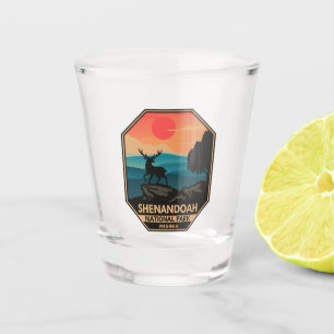 Copo De Shot Shenandoah National Park Deer Minimamente Emblem R