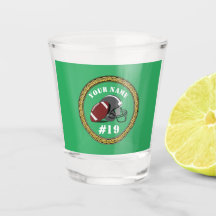 Shot Glass Football - Adicionar Nome e Número