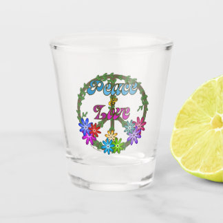 Copo De Shot Shot Glass - Paz e Amor