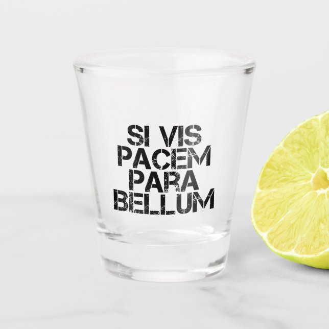 Copo De Shot Si Vis Pacem Para Bellum (Frente)