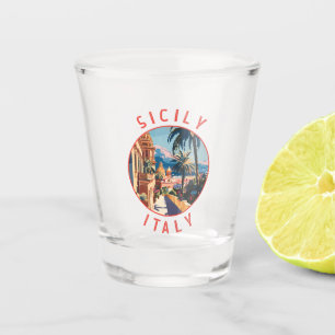 Copo De Shot Sicília Itália - Circulo de Desvio Retrotraído