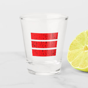 Copo De Shot Símbolo de 3 linhas legal Uniformidade e Harmoni