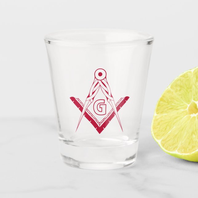 Copo De Shot Símbolo de maçonaria (Frente)