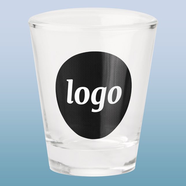 Copo De Shot Simple Logo Promotional Business Branding (Simple logo business branding promotional shot glass)