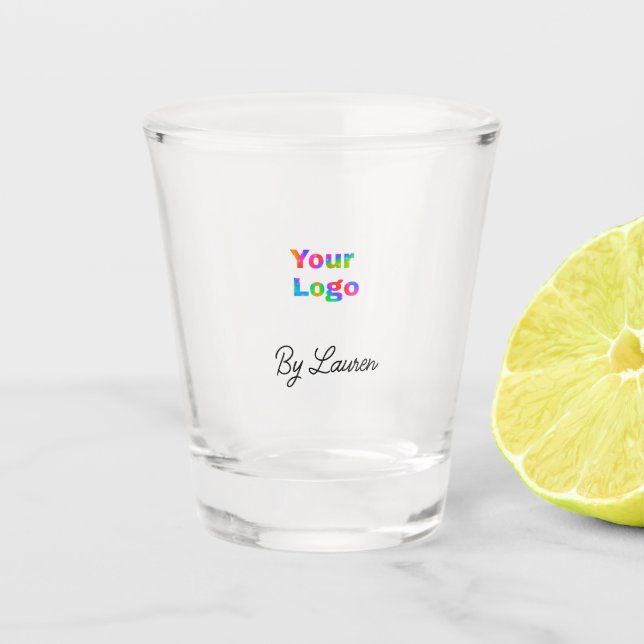 COPO DE SHOT SIMPLES MÍNIMO ADICIONE SEU LOGO TEXTO PERSONALIZA (Frente)