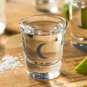 Copo De Shot Simples moderno às citações da lua
