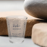 Copo De Shot Simples Rabisca Whimsical Qualquer Casamento Color<br><div class="desc">presente festa de casamento para personalizar para as damas de honra ou qualquer um na sua festa noiva. Você também pode adicionar o nome da noiva e do noivo e a data do casamento. Simples design de rabiscos brancos modernos com corações amorosos. Você também é bem-vindo para editar as cores...</div>