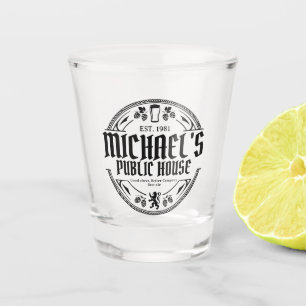 Copo De Shot Sinal de Pub Vintage Personalizado Tiro de Bar Per
