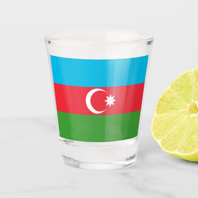 Copo De Shot Sinalizador Azerbaijão (Frente)