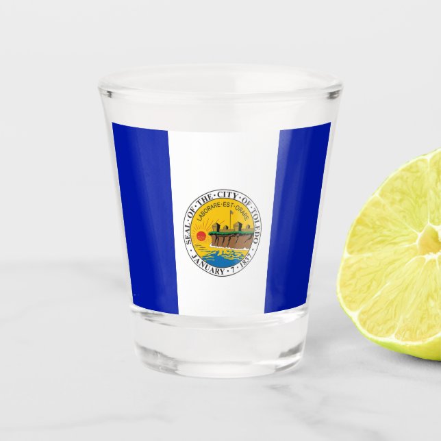 Copo De Shot Sinalizador de cidade de Toledo (Frente)