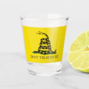 Copo De Shot Sinalizador de Gadsden (Não Piso em Mim) (Sinaliza