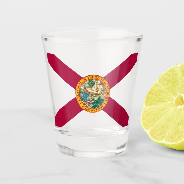 Copo De Shot Sinalizador do Estado da Flórida (Frente)