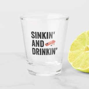 Copo De Shot Sinkin e Bebida Engraçado Cornhole Engraçado Prese
