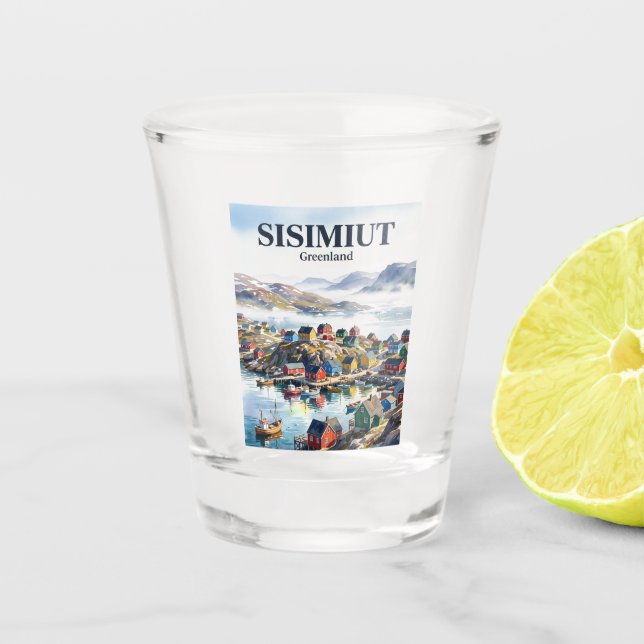 Copo De Shot Sisimiut Groenlândia (Frente)