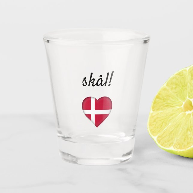 Copo De Shot skål (torrada dinamarquesa) (Frente)