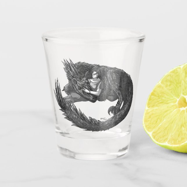 Copo De Shot Sleepy Dinosaur (Frente)