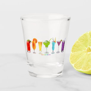 Copo De Shot SlipperyJoe's aplaude coquetéis alcoólicos LGBTQIA