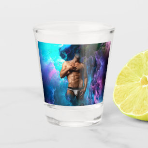 Copo De Shot SlipperyJoe's cueca masculina musculosa protuberân