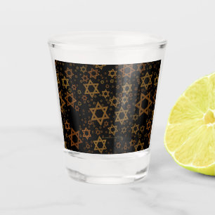 Copo De Shot SlipperyJoe's Estrela de David temática de Hanukka