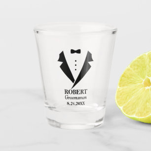 Copo De Shot Smoking Personalizado para Padrinhos