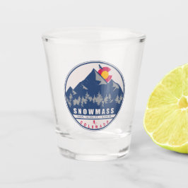 Copo De Shot Snowmass Colorado Retro Sunset Ski Souvenirs