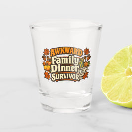 Copo De Shot Sobrevivente do Jantar de Família Constrangedor de
