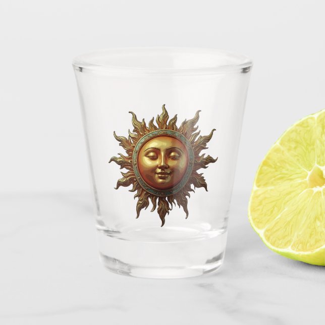 Copo De Shot Sol Celestial  (Frente)