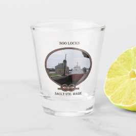 Copo De Shot Soo trava o vidro de tiro da corda