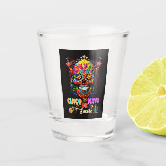 Copo De Shot Sorriso de Cinco De Mayo