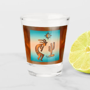 Copo De Shot Southwest Kokopelli Shot Glass