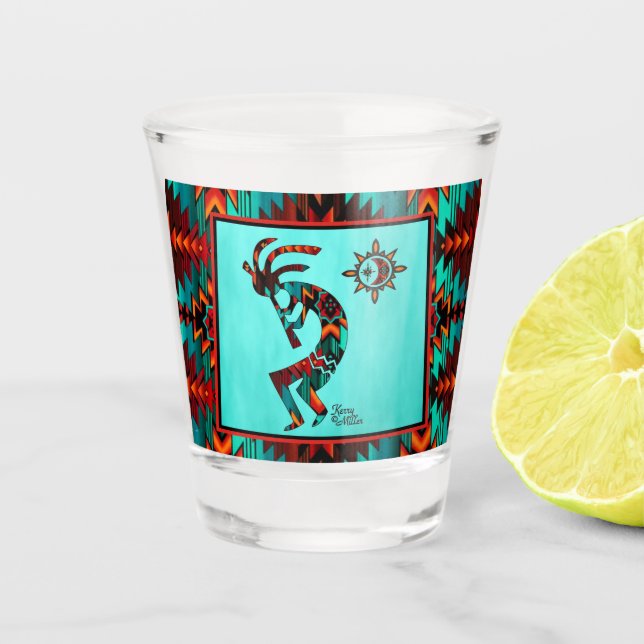 Copo De Shot Southwest Kokopelli Shot Glass (Frente)