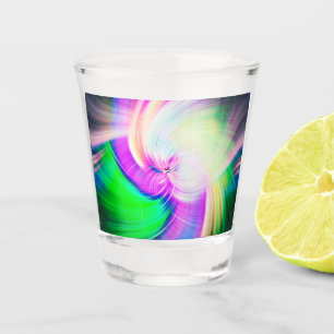 Copo De Shot SPIRALFLUO - Fratura Moderna Colorida Psicedélica