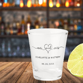 Copo De Shot Sr. festa de casamento recém-casados