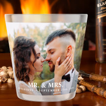 Sr. & Sra. Bride Groom Nome Foto Data Casamento