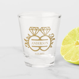 Copo De Shot Sra. Diamond Rings Gay Wedding Favor